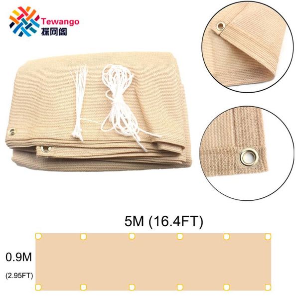 

tewango custom size home balcony privacy screen fence pools deck shade sail patio cover uv block garden wind protection 0.9mx5m