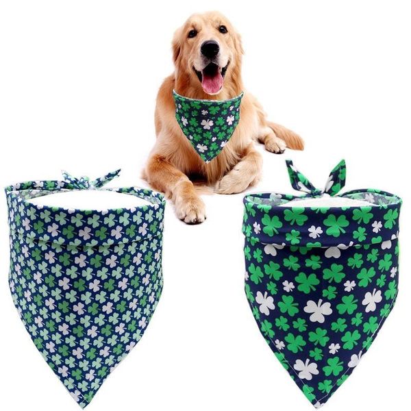 

pet triangular scarf dog triangular bandage pet green cloth dog two types accessories for small dogs supplies