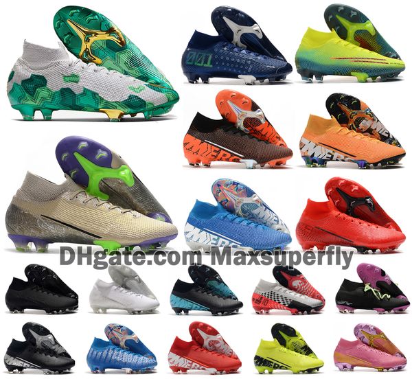 

2020 mens mercurial superfly vii 7 360 elite se fg boys womens cr7 ronaldo neymar mds 001 002 soccer shoes football boots cleats size 39-4