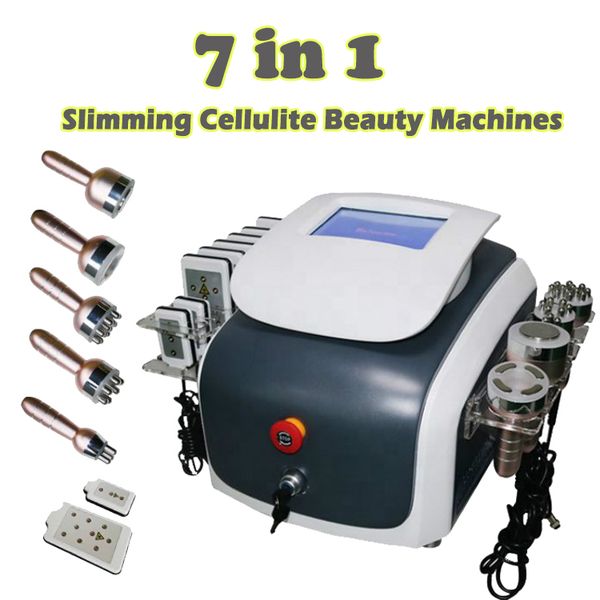 

2020 new rf 40k ultrasonic cavitation multipolar vacuum body slimming fitness fat burning beauty machine
