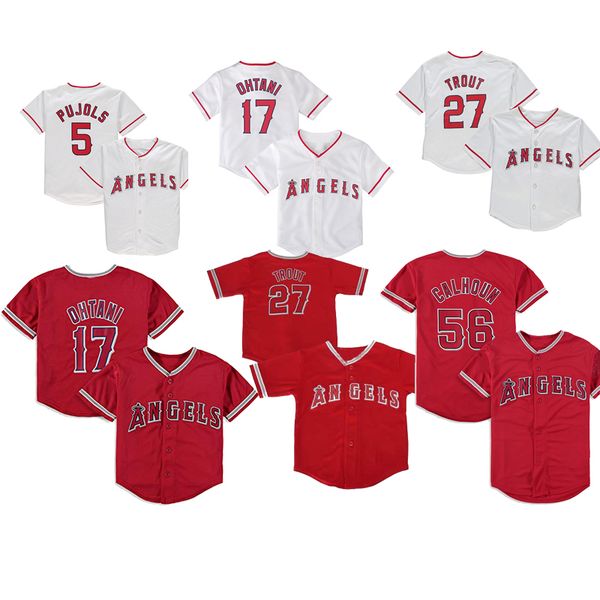

Baby Los Angeles 2019 Mike Trout Jersey Albert Pujols Andrelton Simmons Shohei Ohtani Kole Calhoun Taylor Ward Infant Angels Baseball Jersey