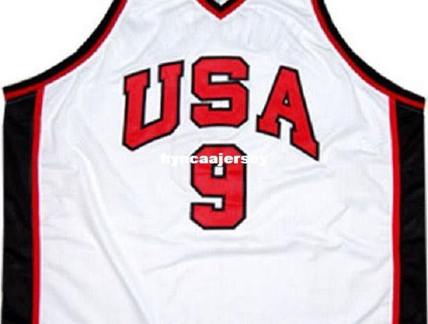 

Men michael team jer ey new any ize x 5xl retro ba ketball jer ey ncaa college, Black;red