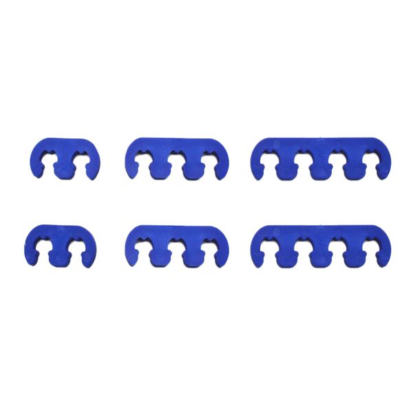 

set of 6 new blue spark plug cable cord splitters for ford