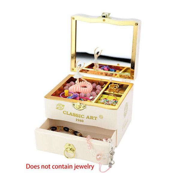

gifts jewelry storage table kids toy music box retro ballerina dancing girl ornaments home decoration rotating plastic crafts