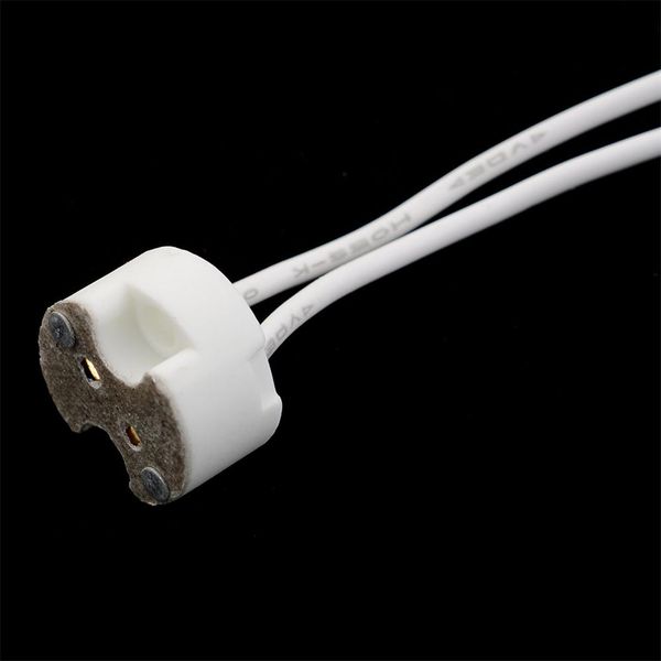 

mr11 mr16 gu5.3 g4 wire connector halogen led bulbs holder base socket pottery and porcelain lamb bases ing