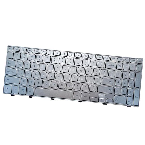 

replacement lapkeyboard compatible for inspiron 15-7000 7537,silver