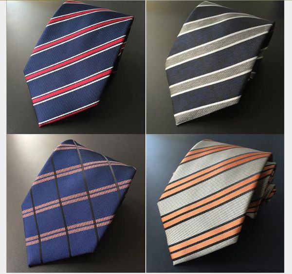 

2019 men's tie polyester trendy striped arrow tie, Blue;purple