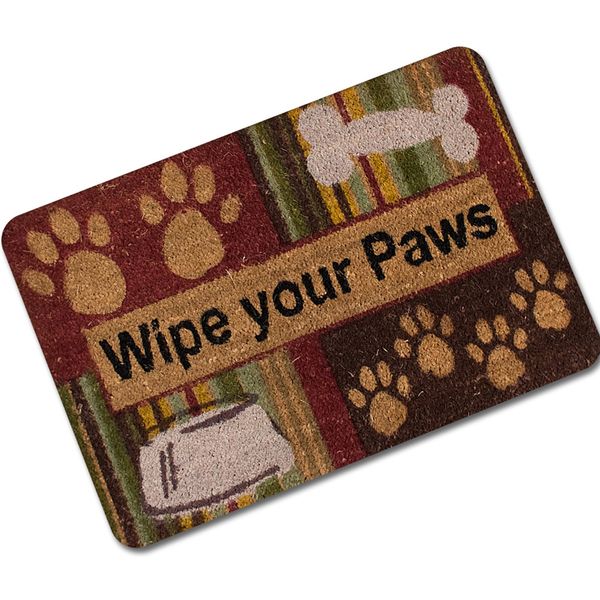 

inflatable bag retro nostalgic european-style door mat kitchen absorbent non-slip stain-resistant rubber carpet mat 390g