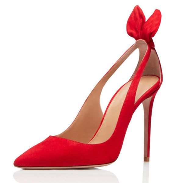 

the new summer 2019 fashion versatile high-quality wrap tip head stiletto heels bow wedding bridesmaid must wear a slip shoes, Black