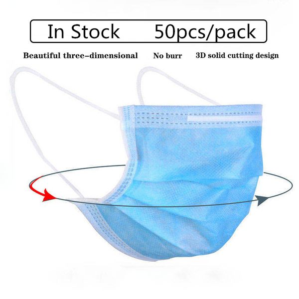 

устранимый лицевой щиток гермошлема 3 слоев рот маски домашнего пыле защитная маска против пыли дыхательные маски с fda