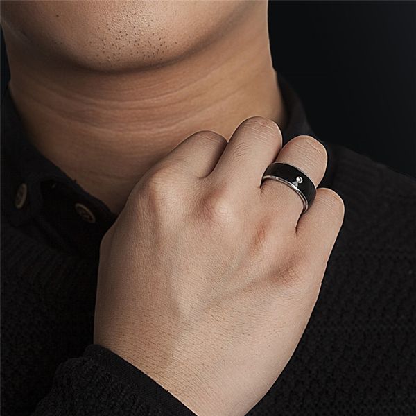 Neue Smart Ring Heißer Verkauf Doppel Chip Für Xiaomi Huawei Android Smartphone Beste Paar Geschenk Smart Digital Stahl NFC Ring