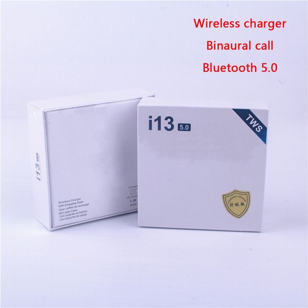 

I13 tw wirele bluetooth headphone upport wirele charging bluetooth 5 0 earphone touch control iri wirele head et with charger box