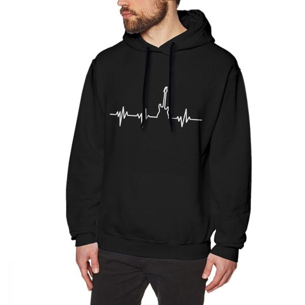 

guitar hoodies for male graphic print o-neck big size new arrival long sleeve popular nice sweatshirt, Black
