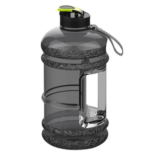 

water bottle 2.2l outdoor sport bicycle large capacity plastic cup portable fitness cycling climbing hiking drink jug black