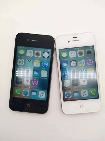 Desbloqueado iPhone 4s A5 Dual Core 3,5 polegadas telefones 8/16/32/64 GB ROM GSM 8MP Câmera WIFI GPS IOS Celular