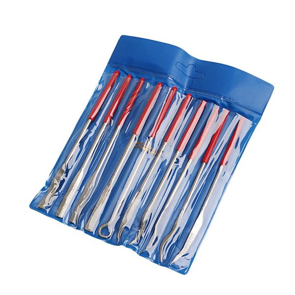 

new 10pcs diamond coated riffler files mechanical watch jewelry files tools