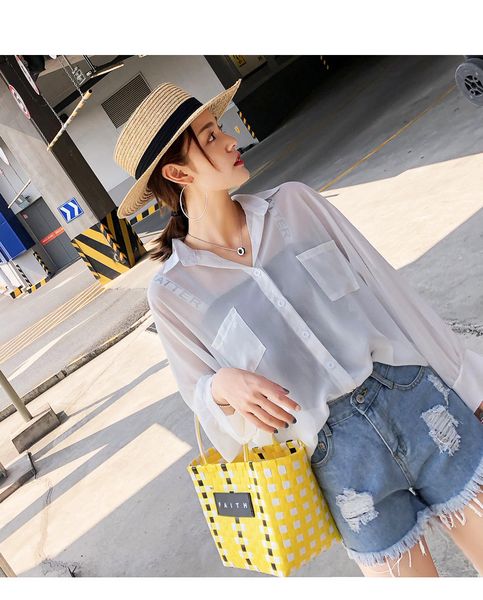 

womens designer casual sunscreen clothing long sleeve womens mid-length fashion harajuku style loose coat shirt new arrive, Black;brown