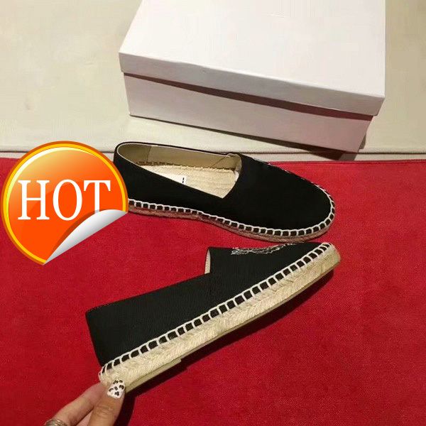 

new saleembroidered straw shoes with tiger head lazy shoes, Black