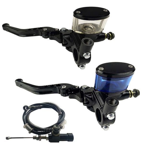 

7/8" 22mm motorcycle cnc hydraulic clutch kit lever master cylinder knitting oil hose 125 ~ 250cc