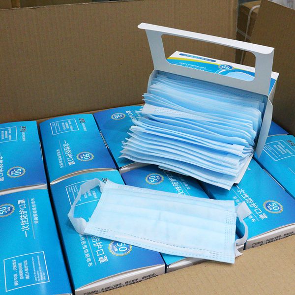 

by dhl 100pcs kn95 anti-dust face mask mouth masks 3 layer mask