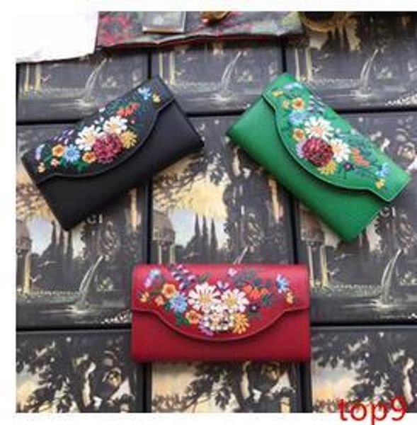 

fashion wallet women leather black green red wallet ladies handbag card holder girls coin purse female wallets