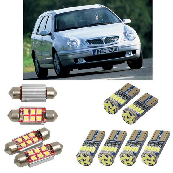 

interior led car lights for lancia lybra 839 sedan sw 839 estate bulbs for cars license plate light 8pc