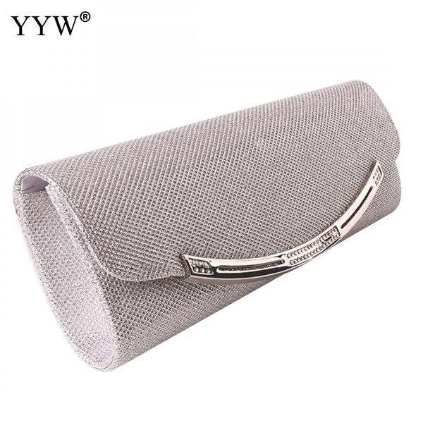 

female clutches bag gold magnetic snap women handbags elegant silver baguette chain bag black shoulder bags evening party clutch