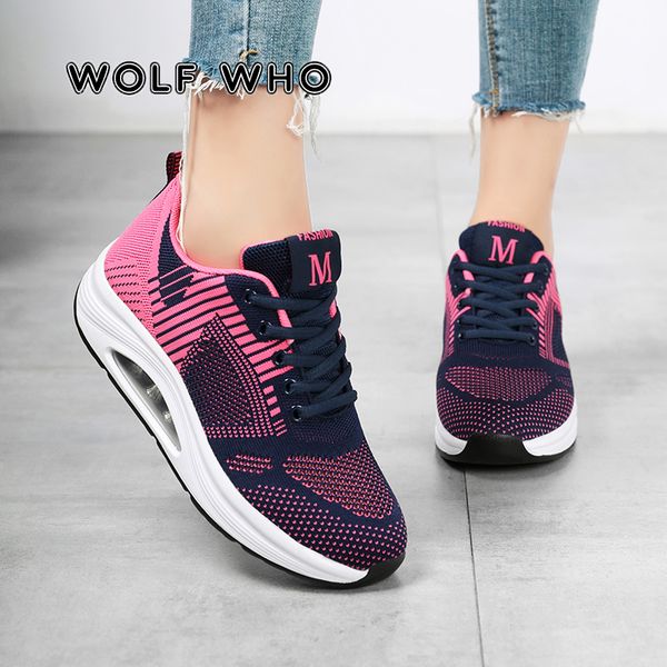 

fashion air mesh sneakers woman flats shoes women lace up 2020 women's sneakers platforms pink shoes ultralight safe ba34, Black