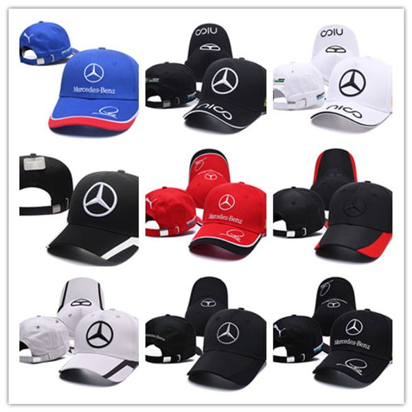 

2019 высокое качество Mercedes Benz кепка Hamiltons Фирменная шляпа Snapback F1 Champion Racing sports Бейсбо