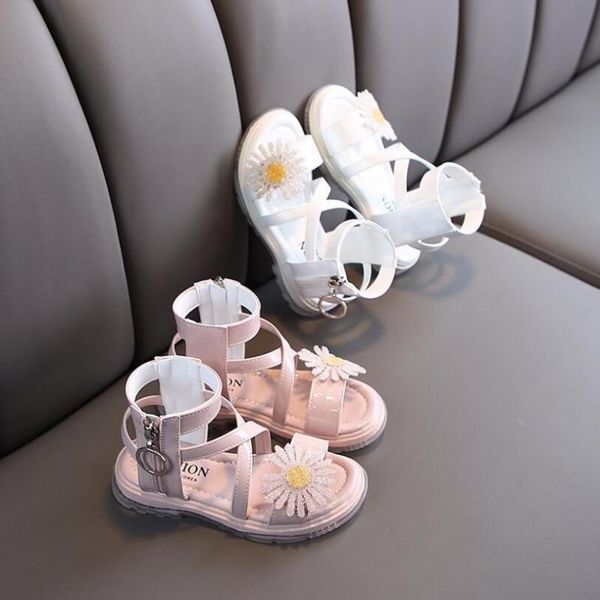 

summer fashion roman boots high-girls sandals kids gladiator sandals toddler children girls shoes, Black;red