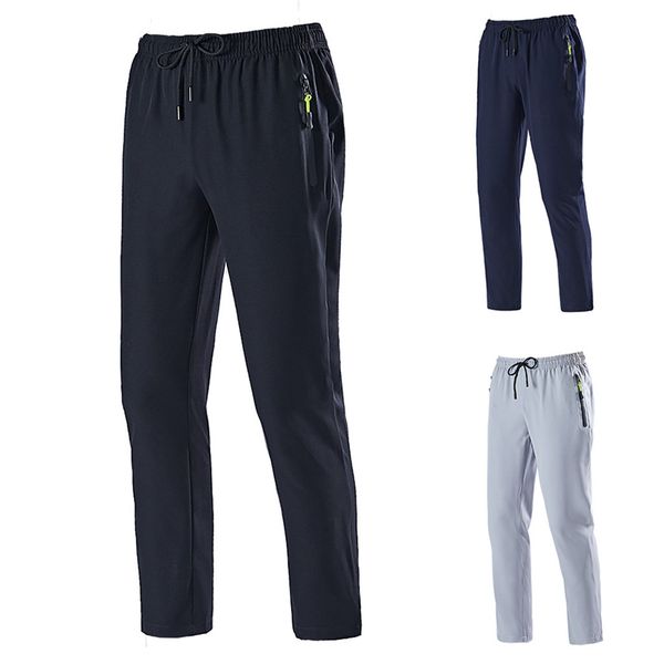 

pants men all season fashion casual daily sport work solid color print jogging drawstring black long pant trousers high quality