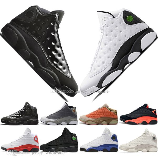 

wholesale 13 13s cap and gown terracotta blush mens basketball shoes chicago black infrared flints bred men sport sneaker designer us 5.5-13
