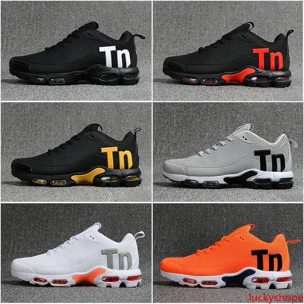 

2019 kpu mercurial plus tn mens chaussures se black white orange desinger running shoes women trainers tns sports sneakers zapatos size 13
