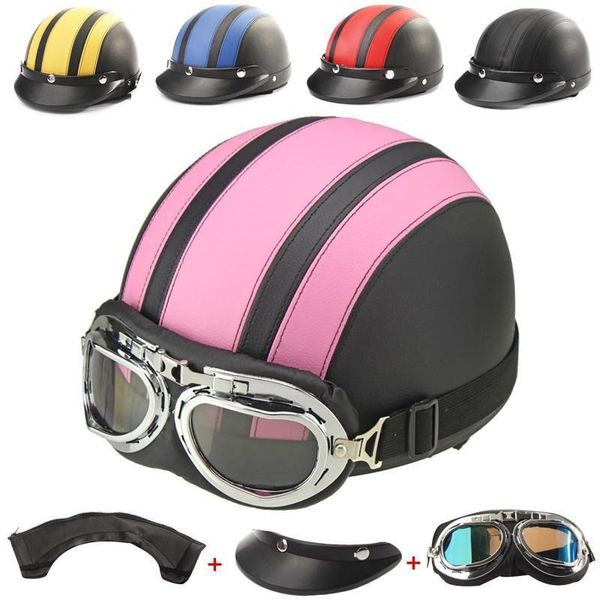 

helmet motorcycle vintage half helmets motorcycle biker cruiser scooter touring moped helmet retro personality