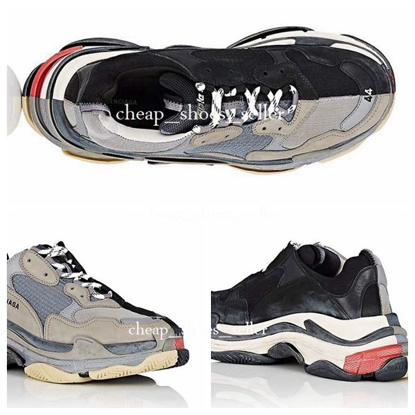 

2019 Unveils 17FW triple s sneakers Luxury Fashion Spec Trainers Running Shoes for Mens Womens designer retros Mandarin duck air shoe