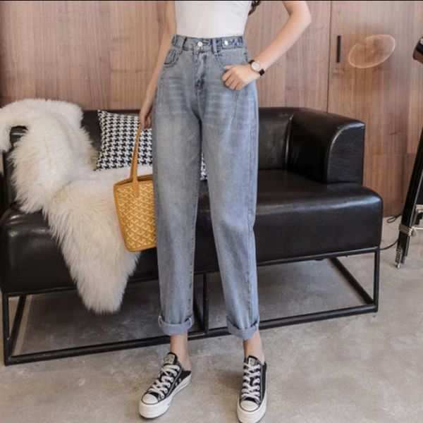 

woman jeans high waist clothes wide leg denim clothing blue streetwear vintage quality 2020 fashion harajuku straight pants