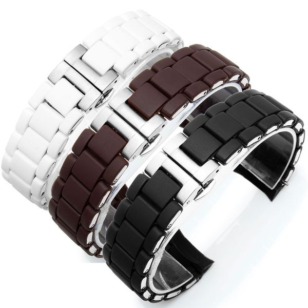 Brand New Borracha Silicone Watchband com borboleta fivela fit5858 etcsport relógio cinta 23mm