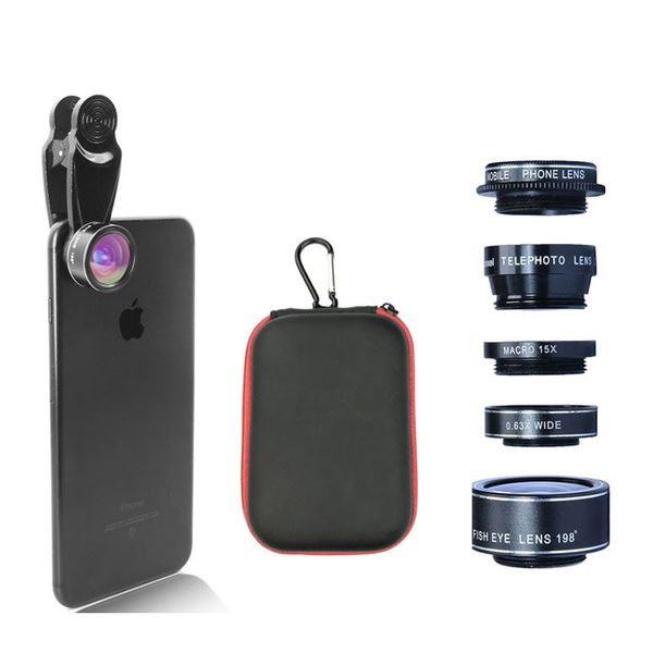 

Lente Olho de Peixe e Objetiva para Celular tubi08