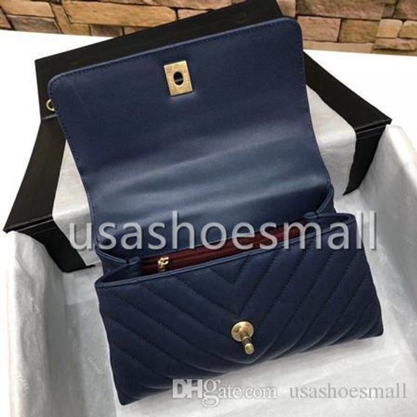 

european and american classic female handbag, 1:1 perfect handbag, women's shoulder bag real leather, women's fashion bag