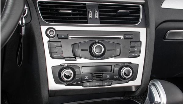 

bjmycyy car styling auto refitting central control panel decorative frame accessories for q5