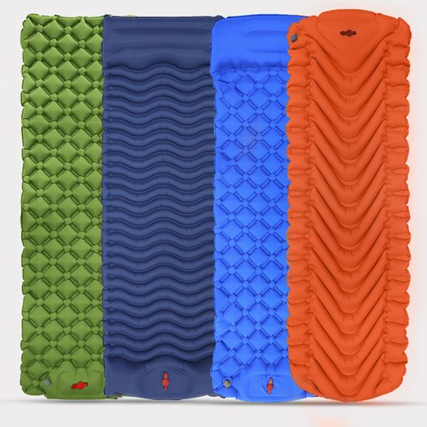 

ultralight outdoor inflatable cushion sleeping camping mat sleeping pad mattress for camping hiking backpacking travel mattress