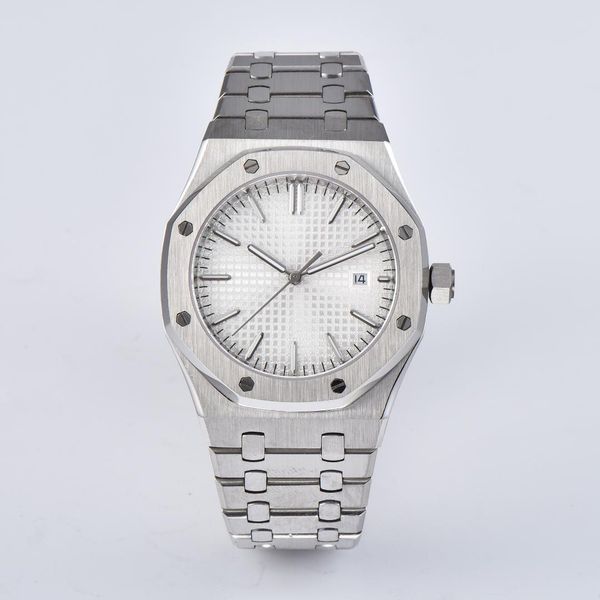 

41mm watch corgeut japan miyota automatic mechanical movement brushed 316 stainless steel bracelet sapphire crystal lens z33-2, Slivery;brown