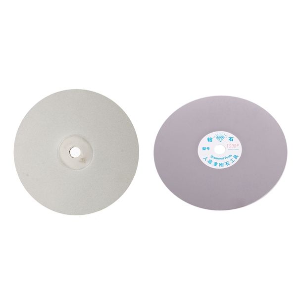 

1pcs 6 inch stone granite diamond grinding wheel 400 grit & 1pcs 6 inch grit 1200 diamond coated flat lap wheel grinding