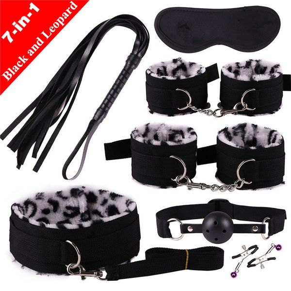 Utinta Leptura 7 In 1 Fetish Bondage Woman Slave Restraint Adult Games Sex Toys For Couples Handcuffs Nipple C_voghion.com