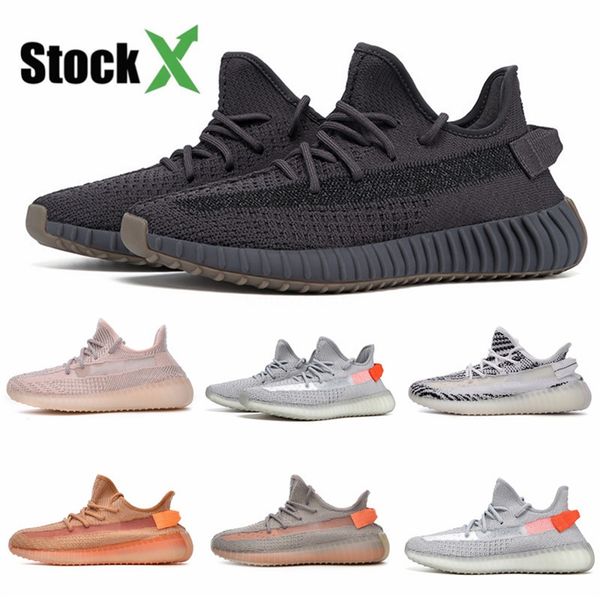 

v2 kanye west form hyperspace clay static men designer shoes women bred semi frozen sesame running shoe fashion sport sneakers #qa406