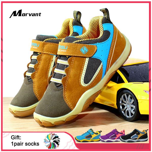 

kids shoes matte leather children's sneakers boys girls non-slip casual shoes outdoor travel soft bottom of kids, Black;red