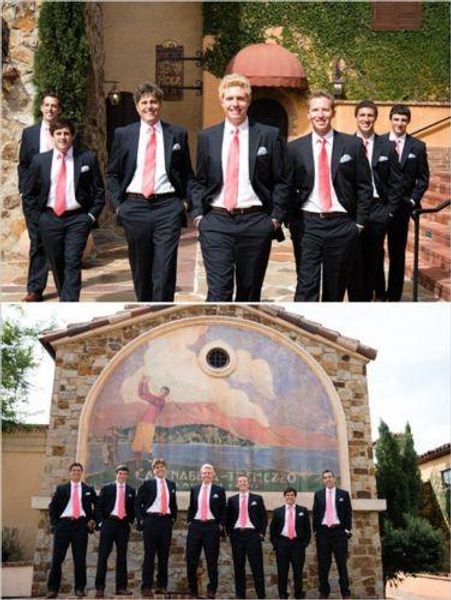 

последний прибытие черный зубчатый отворот мужские костюмы таможенные мужской моды дизайн bestmen жених костюм приталенный fit бизнес блейзе, White;black