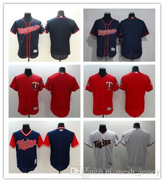 

custom men women youth twins jersey personalized #00 any your name and number home red blue white baseball jerseys, Blue;black