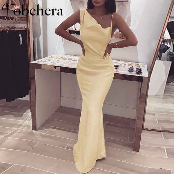 

glamaker элегантный русалка шелковое платье женский рукавов сексуальная асимметричный воротник качели длинное платье осень вечернее платье д, Black;gray