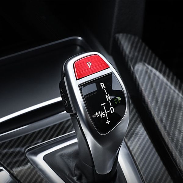 Car Styling Gearshift Handle Park Button Cover Trim Decoration Sticker For Bmw F20 F22 F30 F10 F32 F15 Auto Interior Accessories Personalized Car